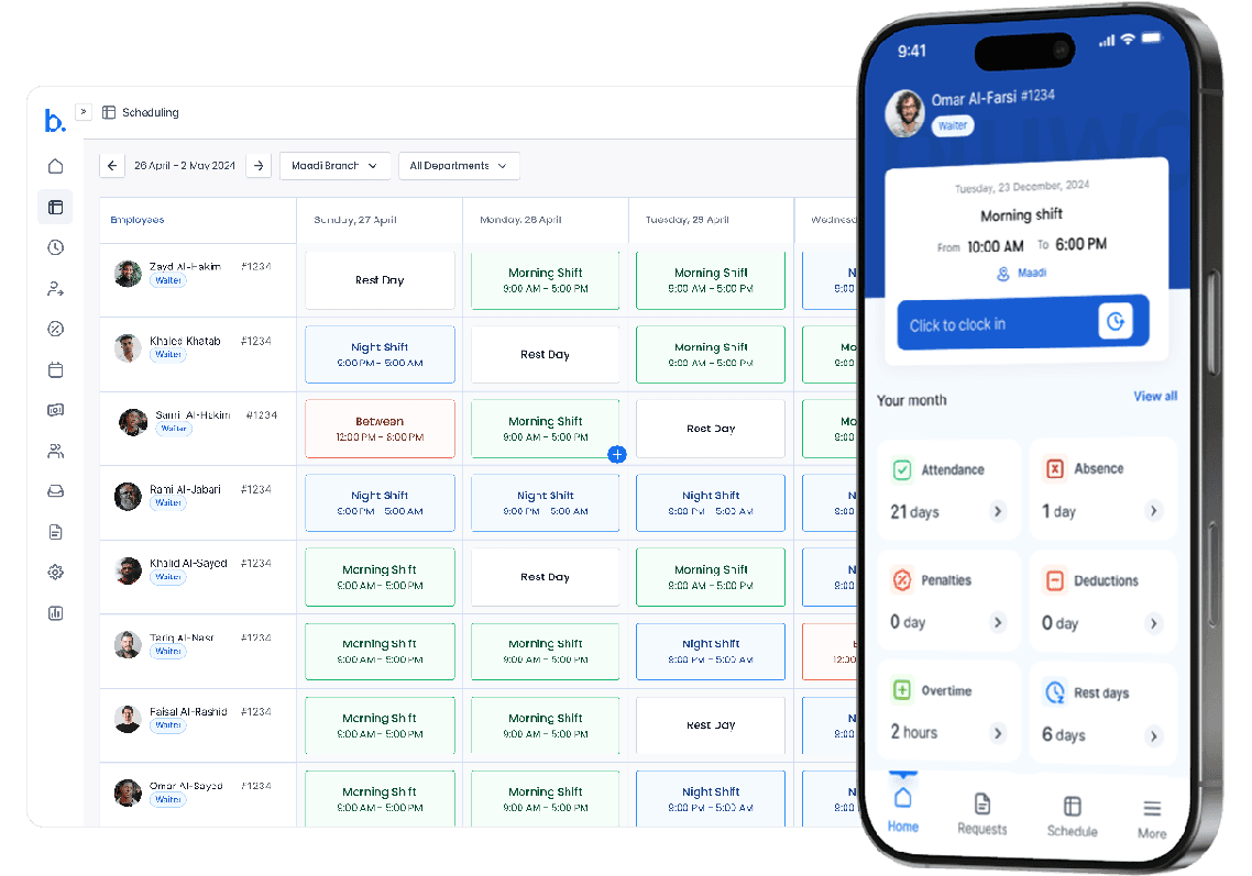 Bluworks HR Management Dashboard