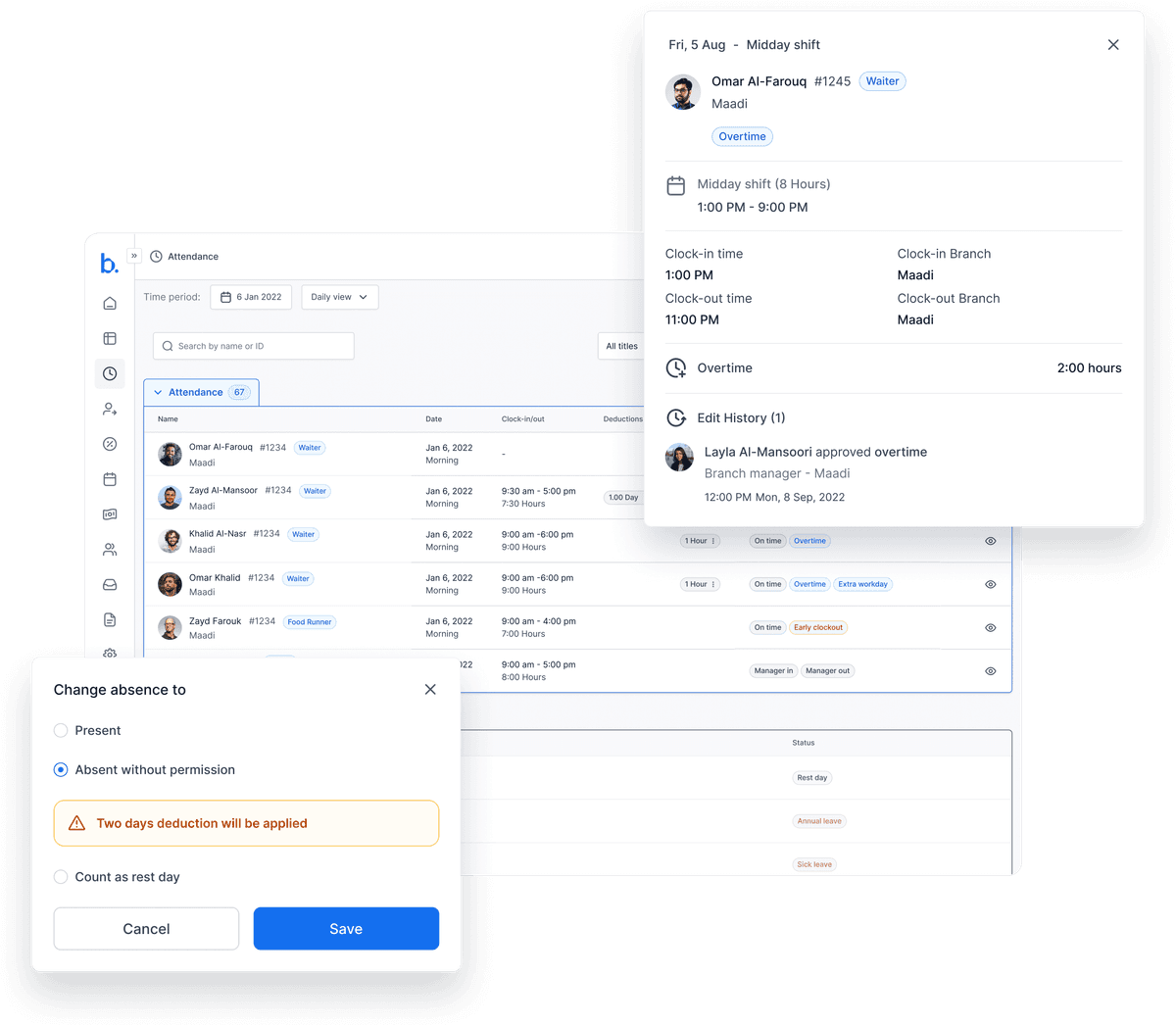 Track attendance easily and accurately